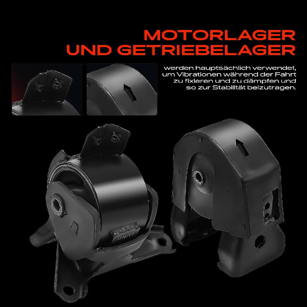 1x Motorlager Getriebelagerlager Hinten Links für Hyundai Sonata V NF 2.0L 2.4L