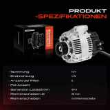 1x Lichtmaschine Generator für Peugeot 306 406 Citroën Jumper XM Fiat Lancia