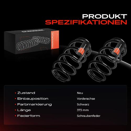 2x Fahrwerksfeder Vorderachse für BMW X5 E53 2.9L 3.0L 4.4L 2000-2006 Bild 2x Fahrwerksfeder Vorderachse für BMW X5 E53 2.9L 3.0L 4.4L 2000-2006