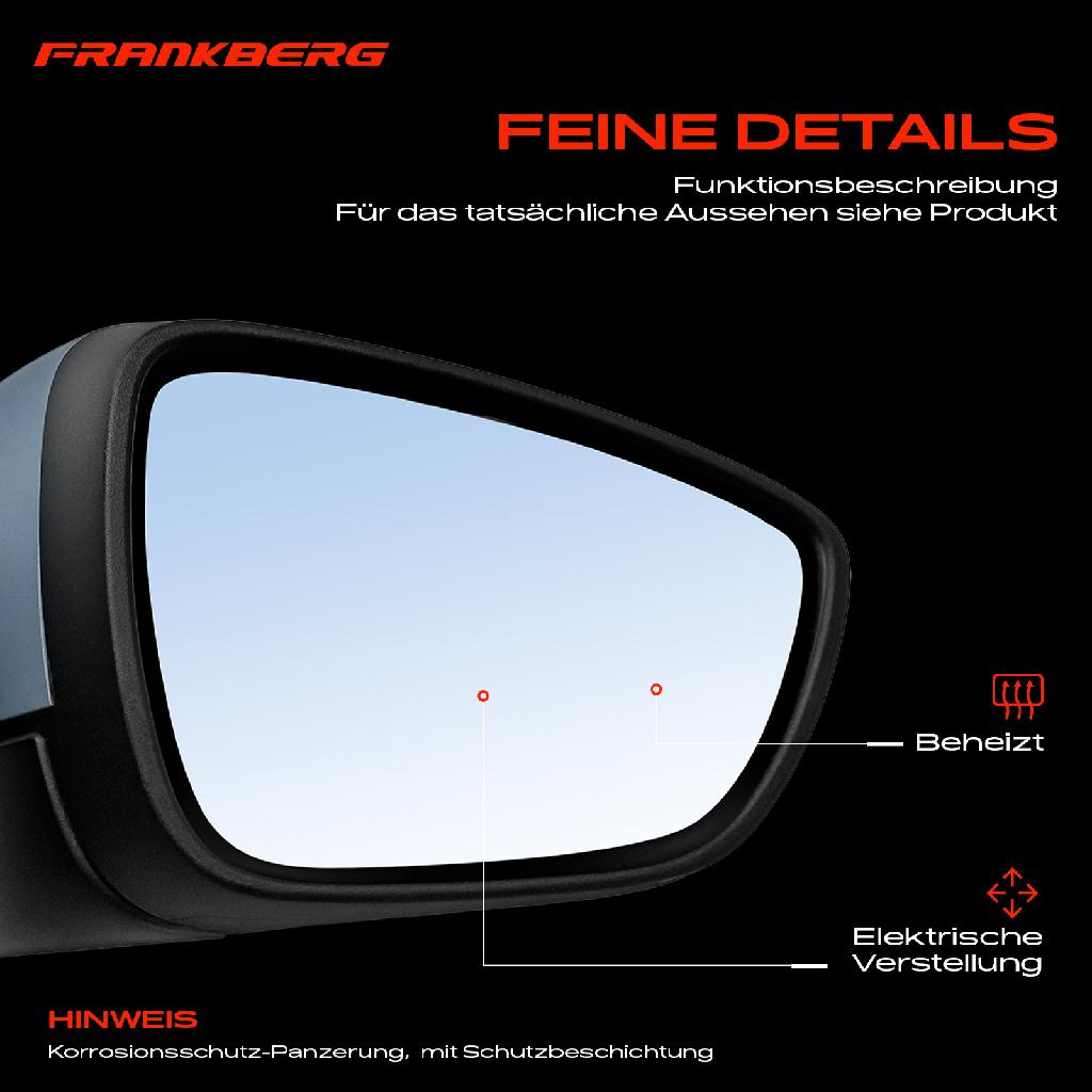 1x Außenspiegel Rechts für Ford Focus IV HN Turnier HP 1.0L 1.5L 2.0L 2.3L 2018-2022