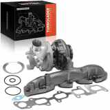 Frankberg 1x Turbolader Abgaskrümmer Einheit für VW Golf Passat Sharan Tiguan Audi A3 Cabriolet Limousine Seat