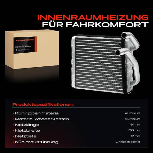 1x Wärmetauscher Innenraumheizung für Hyundai H100 Bus P Kasten Grace 2.4L 2.5L Bild 1x Wärmetauscher Innenraumheizung für Hyundai H100 Bus P Kasten Grace 2.4L 2.5L