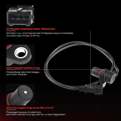 1x Kurbelwellensensor Impulsgeber für Opel Vauxhall Sintra 1996-1999 2.2L X22 XE Bild 1x Kurbelwellensensor Impulsgeber für Opel Vauxhall Sintra 1996-1999 2.2L X22 XE