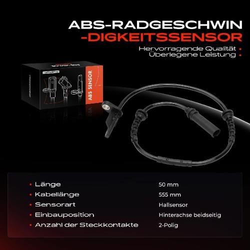 Frankberg 1x ABS Sensor Hinterachse beidseitig f r BMW G42 G87 G21 G20 G28 G80 G81 G23 G83 G22 G82 G26 3.0L Bj ab 2018 Bild Frankberg 1x ABS Sensor Hinterachse beidseitig f r BMW G42 G87 G21 G20 G28 G80 G81 G23 G83 G22 G82 G26 3.0L Bj ab 2018