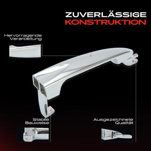 2x Türgriff Vorne außen für Lancia Ypsilon 843 1.2L 1.4L 2003-2011 Bild 2x Türgriff Vorne außen für Lancia Ypsilon 843 1.2L 1.4L 2003-2011