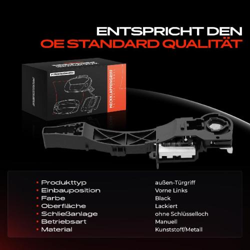1x Türgriff Vorne Links außen für Nissan NV400 Bus Kasten Pritsche/Fahrgestell Opel Movano B Combi Renault Bild 1x Türgriff Vorne Links außen für Nissan NV400 Bus Kasten Pritsche/Fahrgestell Opel Movano B Combi Renault