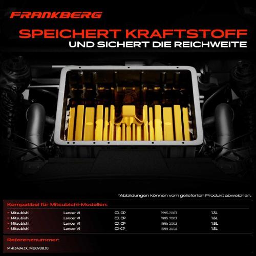1x Kraftstofftank Kraftstoffbehälter für Mitsubishi Lancer VI CJ 1.3L-1.8L Bild 1x Kraftstofftank Kraftstoffbehälter für Mitsubishi Lancer VI CJ 1.3L-1.8L