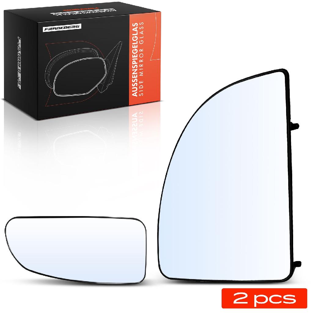 2x Spiegelglas Außenspiegel Vorne Links für Fiat Peugeot Citroën Jumper