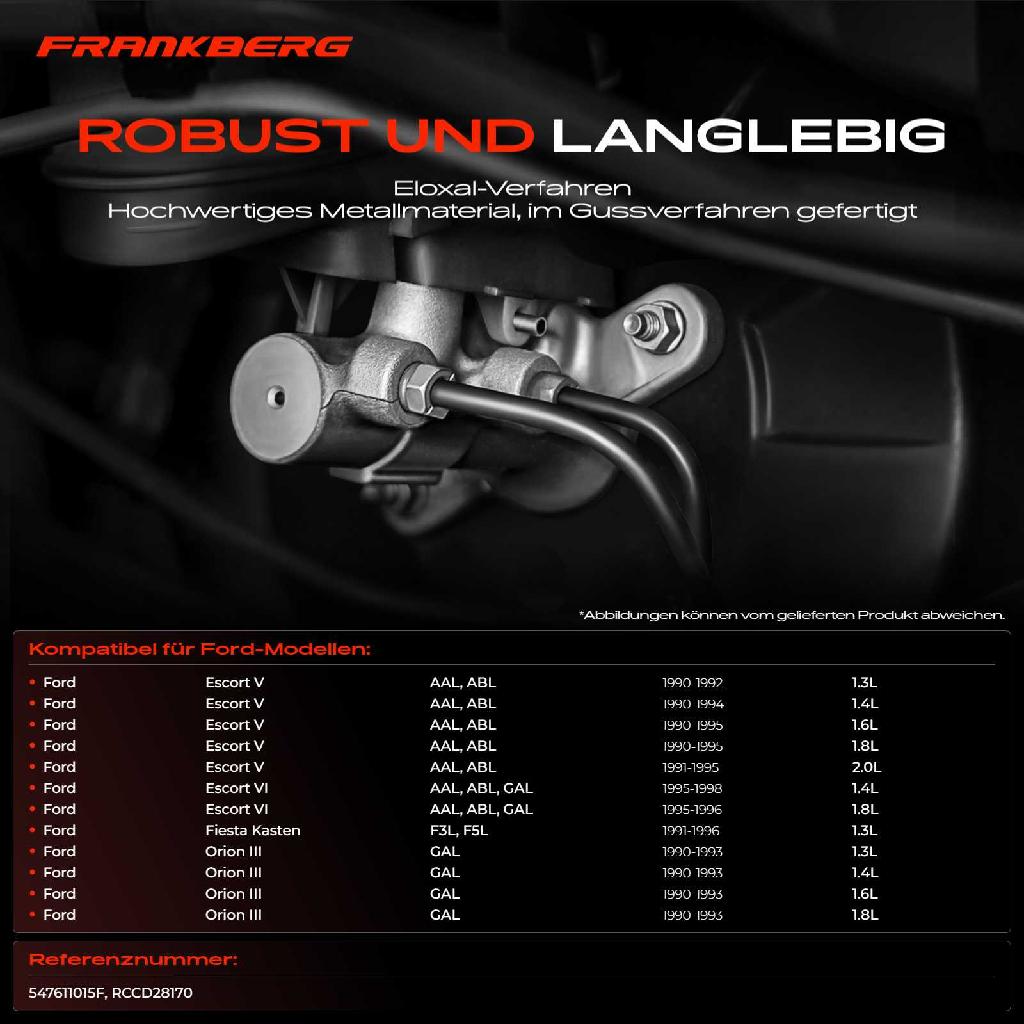 1x Hauptbremszylinder Bremszylinder für Ford Escort V VI AAL Fiesta Orion III GAL