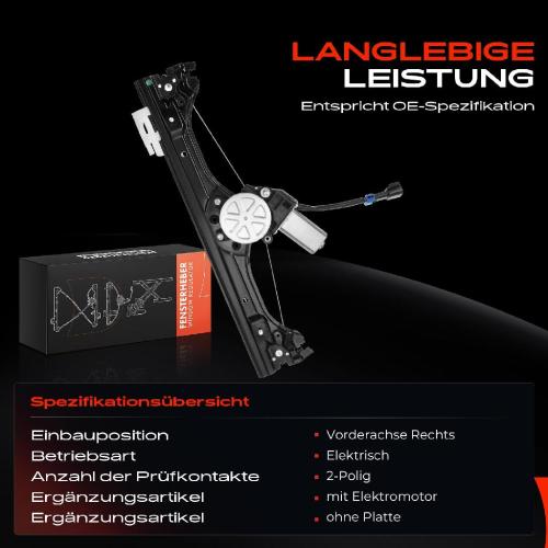 1x Fensterheber Vorne Rechts für Fiat 500 C 312 1.2L 1.4L BJ ab. 2008 Bild 1x Fensterheber Vorne Rechts für Fiat 500 C 312 1.2L 1.4L BJ ab. 2008