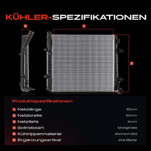 1x Kühler Wasserkühler Motorkühler für Citroën C1 II Peugeot Toyota Bild 1x Kühler Wasserkühler Motorkühler für Citroën C1 II Peugeot Toyota