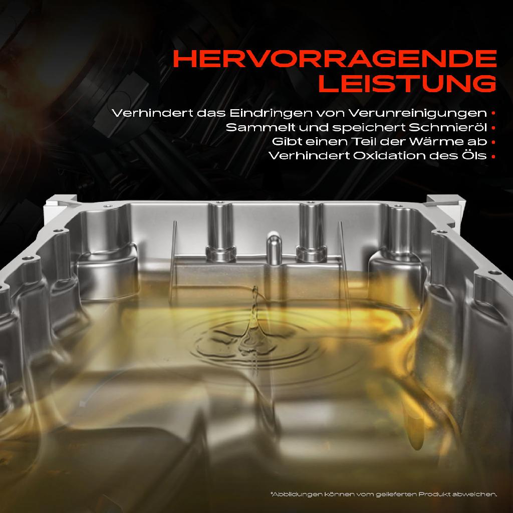 1x Ölwanne Motorölwanne für Audi A4 8E2 8E5 B6 8D2 8D5 B5 A6 4B C5 A8 4D2 4D8 1995-2005