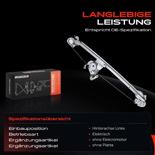 1x Fensterheber Hinten Links für Mercedes-Benz E-Klasse W210 S210 95-03 Bild 1x Fensterheber Hinten Links für Mercedes-Benz E-Klasse W210 S210 95-03