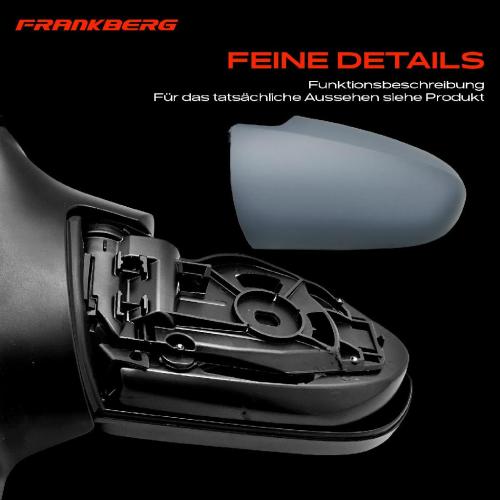 Frankberg 1x Außenspiegel Rechts für Opel Zafira A MPV T98 1.6L 1.8L 2.0L 2.2L 1999-2005 Bild Frankberg 1x Außenspiegel Rechts für Opel Zafira A MPV T98 1.6L 1.8L 2.0L 2.2L 1999-2005