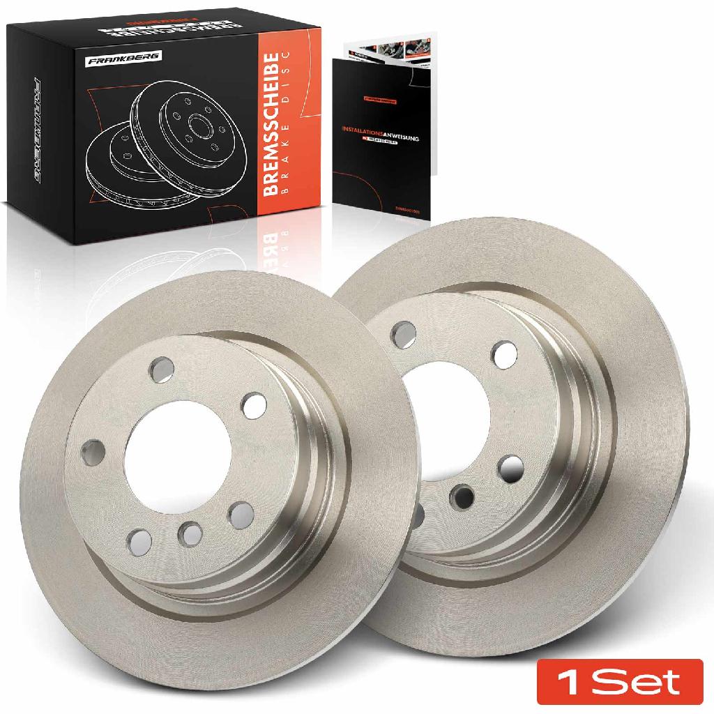 2x Bremsscheiben Hinterachse für Toyota Verso R2 1.6L 1.8L 2.0L 2.2L 2009-2018