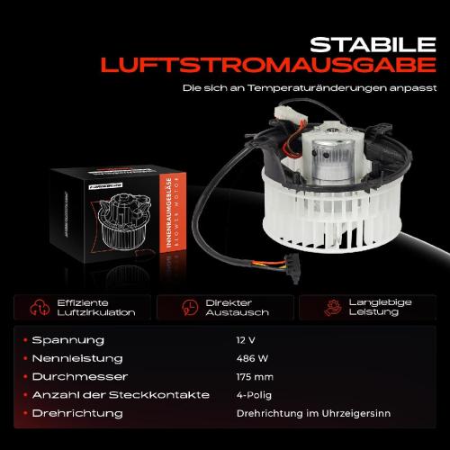 1x Gebläsemotor Innenraumgebläse für Mercedes-Benz W210 S210 E200 E300 E320 E430 Bild 1x Gebläsemotor Innenraumgebläse für Mercedes-Benz W210 S210 E200 E300 E320 E430