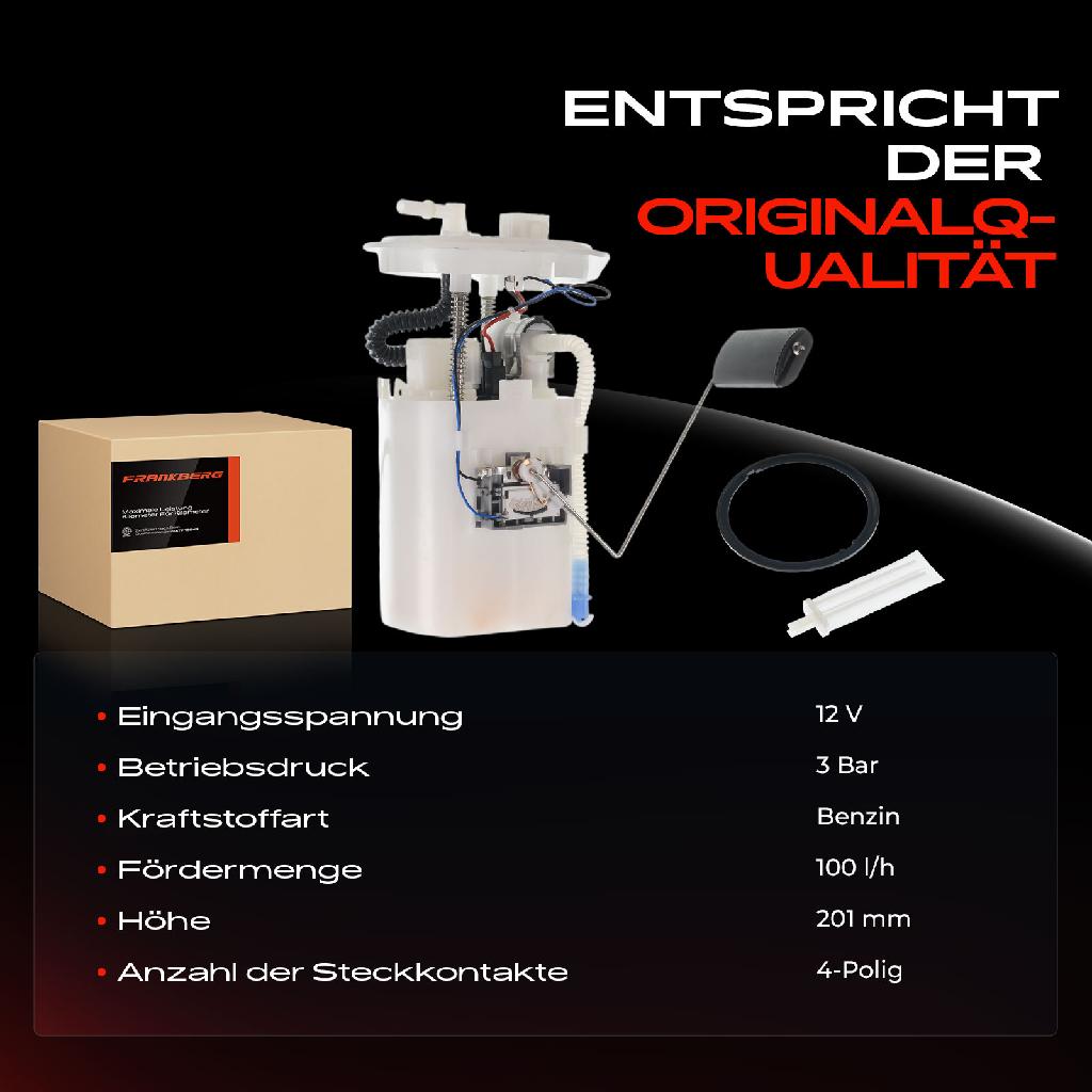 1x Kraftstoffpumpe für Hyundai i30 Kombi KIA Cee'D Schrägheck SW Cerato 1.4L 1.6L 2004-2012