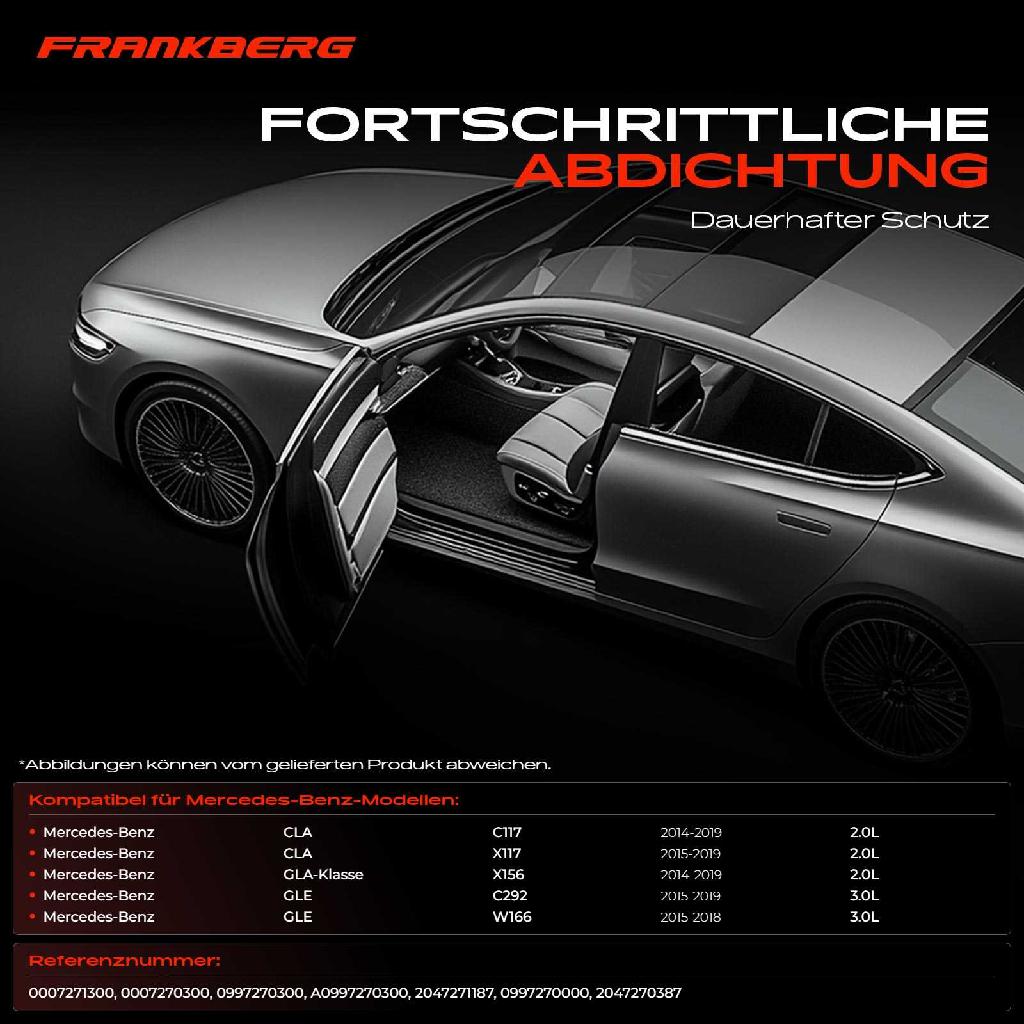 2x Windschutzscheiben Dichtung Hinten für Mercedes-Benz CLA C117 X117 X156 W166 C292 2014-2019