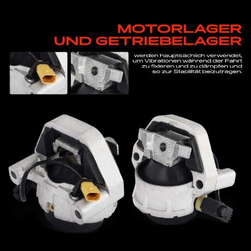2x Motorlager Getriebelagerlager Rechts für Audi A6 4G2 4GC A6 Avant 4G5 4GD Q5 8RB Bild 2x Motorlager Getriebelagerlager Rechts für Audi A6 4G2 4GC A6 Avant 4G5 4GD Q5 8RB