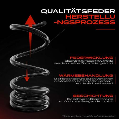 2x Fahrwerksfeder Vorderachse für Alfa Romeo 147 937 GT 1.6L 1.8L 2001-2010 Bild 2x Fahrwerksfeder Vorderachse für Alfa Romeo 147 937 GT 1.6L 1.8L 2001-2010