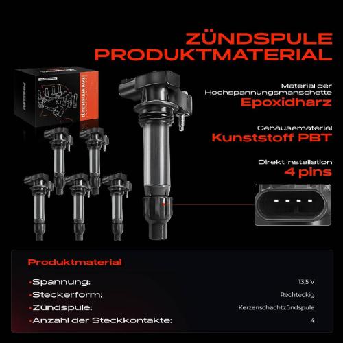 Frankberg 6x Zündmodul Zündspule für Buick Enclave Cadillac CTS Coupe Sport Wagon SRX STS Chevrolet Camaro Bild Frankberg 6x Zündmodul Zündspule für Buick Enclave Cadillac CTS Coupe Sport Wagon SRX STS Chevrolet Camaro
