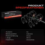 2x Fahrwerksfeder Vorderachse für Opel Combo Combo Tour Vauxhall Combo MK II (C) F25 2001-2012