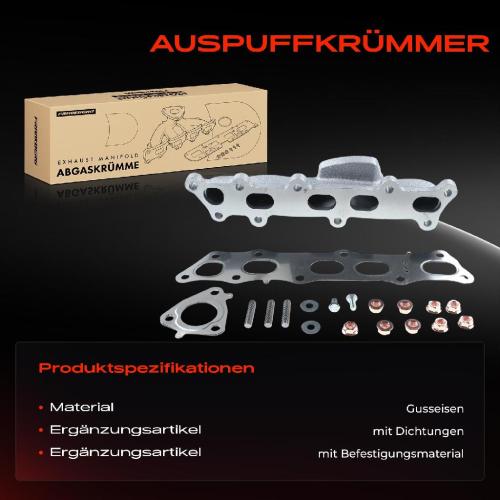 1x Abgaskrümmer Auspuff Krümmer für Honda Accord VII Civic VIII CR-V III FR-V 2.2L Bild 1x Abgaskrümmer Auspuff Krümmer für Honda Accord VII Civic VIII CR-V III FR-V 2.2L