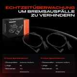 2x Warnkontakt Bremsbelagverschleiß Vorderachse für Opel Astra F CC T92 Vectra A CC 89