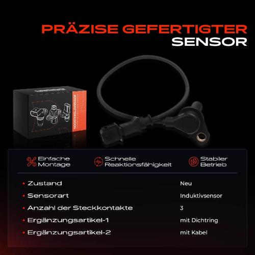 1x Nockenwellenposition Sensor für VW Golf IV Bora 1J Audi A3 8L1 Skoda Seat Bild 1x Nockenwellenposition Sensor für VW Golf IV Bora 1J Audi A3 8L1 Skoda Seat