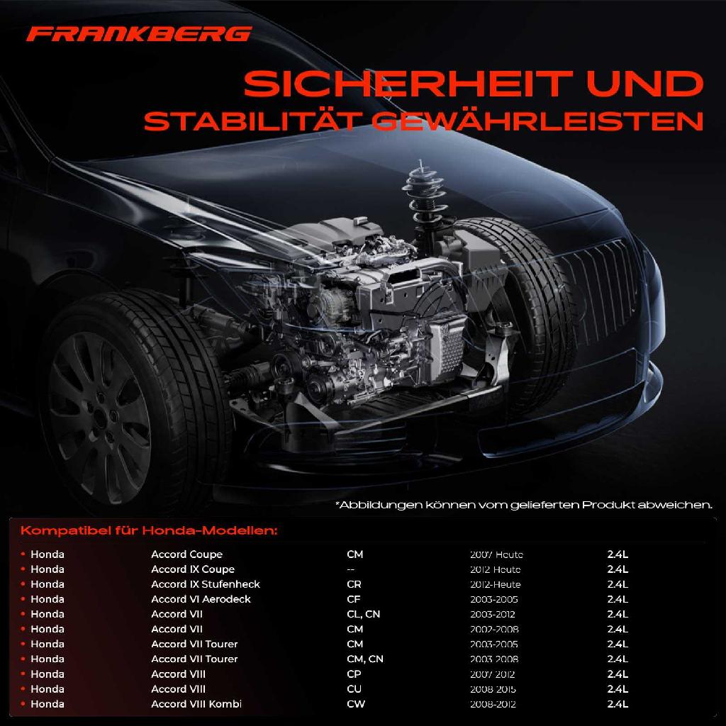 3x Motorlager Federungslager Getriebelagerlager Vorne für Honda Accord IX Coupe Stufenheck
