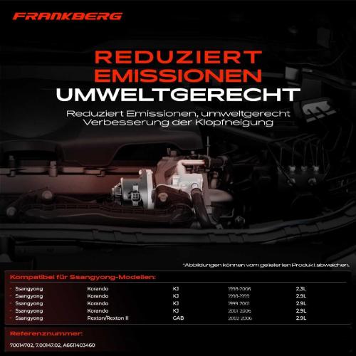 1x AGR-Ventil Abgasrückführungsventil für Ssangyong Korando KJ Rexton/Rexton II GAB 2.3L 2.9L 1998-2006 Bild 1x AGR-Ventil Abgasrückführungsventil für Ssangyong Korando KJ Rexton/Rexton II GAB 2.3L 2.9L 1998-2006