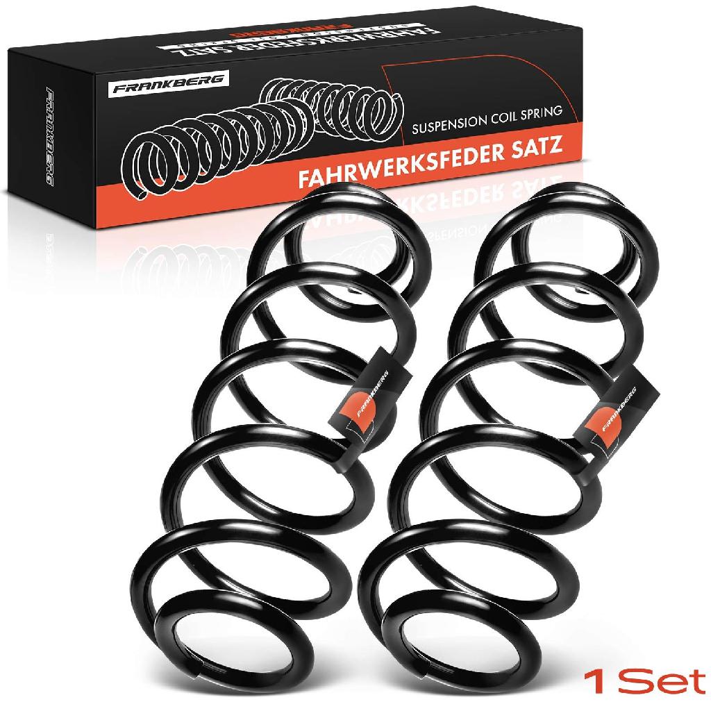 Frankberg 2x Fahrwerksfeder Hinterachse für VW Golf 1K1 5K1 Jetta 1K2 162 163 AV2 AV3 Beetle 2003-2019