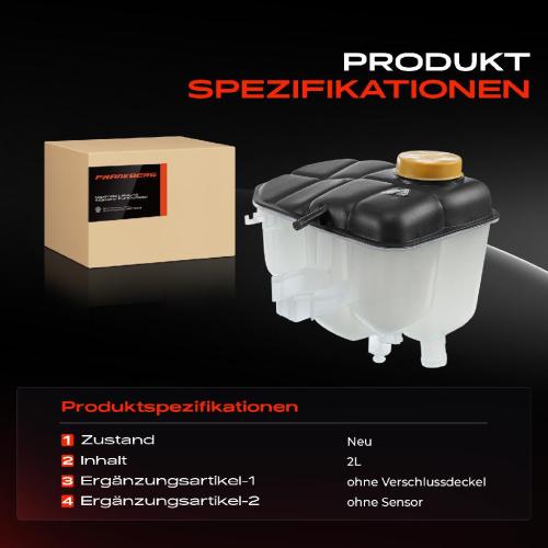 Frankberg 1x Ausgleichsbehälter Kühlmittelbehälter für Mercedes Benz C Klasse W203 CL203 S203 C209 Bild Frankberg 1x Ausgleichsbehälter Kühlmittelbehälter für Mercedes Benz C Klasse W203 CL203 S203 C209