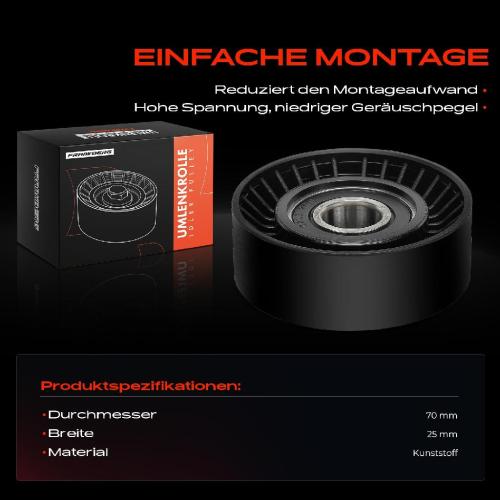 1x Umlenkrolle Führungsrolle für Fiat Multipla Lada Kalina Lancia Lybra Bild 1x Umlenkrolle Führungsrolle für Fiat Multipla Lada Kalina Lancia Lybra