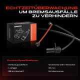 1x Warnkontakt Bremsbelagverschleiß Hinterachse für Hinten Audi A6 A7 4G Porsche Macan Vorne Audi R8