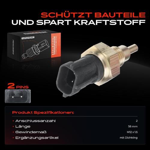 Frankberg 1x Kühlmitteltemperatur Sensor Temperatursensor für Subaru Impreza Legacy IV V Alto Bild Frankberg 1x Kühlmitteltemperatur Sensor Temperatursensor für Subaru Impreza Legacy IV V Alto