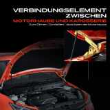 2x Scharnier Motorhaube Vorne für Audi A6 4F2 Allroad 4FH Avant 4F5