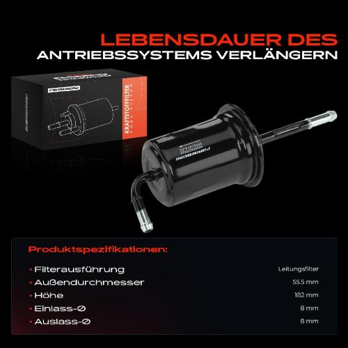 1x Kraftstofffilter für Mazda 626 III Hatchback Station Wagon GD GV Bild 1x Kraftstofffilter für Mazda 626 III Hatchback Station Wagon GD GV