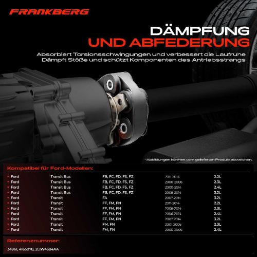 1x Gelenkscheibe Hardyscheibe Kardanwelle Vorne für Ford Transit FD FA FM Transit V363 FCD FAD Bild 1x Gelenkscheibe Hardyscheibe Kardanwelle Vorne für Ford Transit FD FA FM Transit V363 FCD FAD