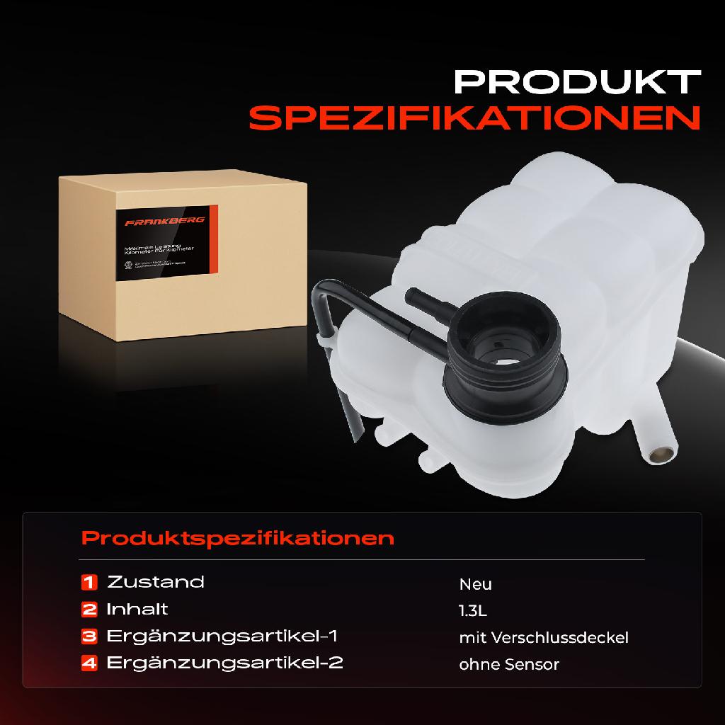 1x Ausgleichsbehälter Kühlmittelbehälter für Land Rover Discovery II Range Rover II 2.5L