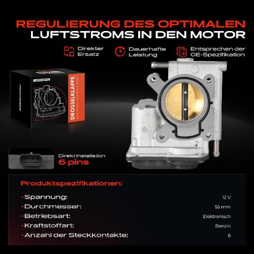 Frankberg 1x Drosselklappe Drosselklappenstutzen für Mazda 3 Stufenheck 5 6 Hatchback 2.0L 2.3L Bild Frankberg 1x Drosselklappe Drosselklappenstutzen für Mazda 3 Stufenheck 5 6 Hatchback 2.0L 2.3L