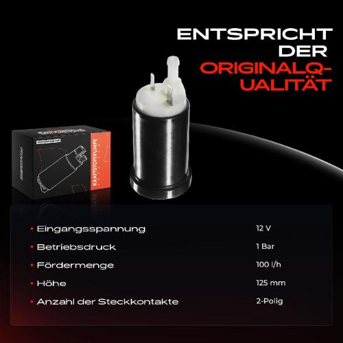 Frankberg 1x Kraftstoffpumpe für Opel Ascona C CC Astra F Cabriolet Caravan Kasten/Kombi G Stufenheck Combo Kasten/MPV Bild Frankberg 1x Kraftstoffpumpe für Opel Ascona C CC Astra F Cabriolet Caravan Kasten/Kombi G Stufenheck Combo Kasten/MPV