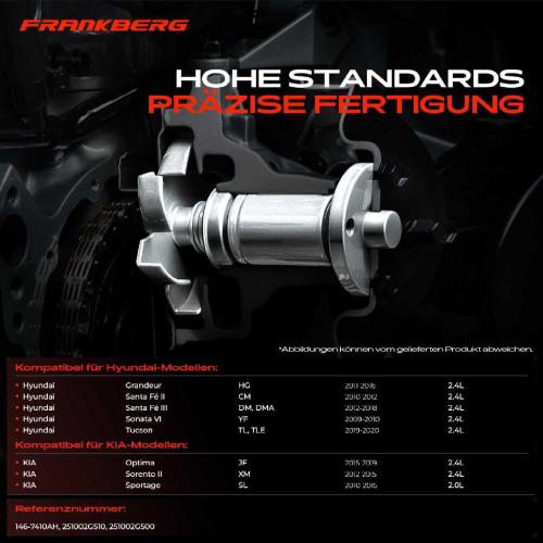 1x Wasserpumpe Kühlwasserpumpe für Hyundai Santa Fé 2 CM DM KIA Sportage SL Sorento Bild 1x Wasserpumpe Kühlwasserpumpe für Hyundai Santa Fé 2 CM DM KIA Sportage SL Sorento