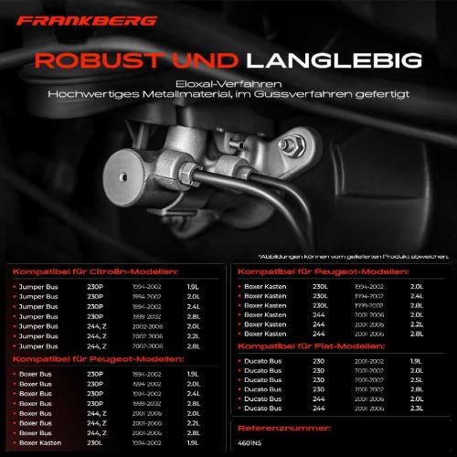 1x Hauptbremszylinder Bremszylinder für Citroën Jumper Fiat Ducato Peugeot Boxer Bild 1x Hauptbremszylinder Bremszylinder für Citroën Jumper Fiat Ducato Peugeot Boxer