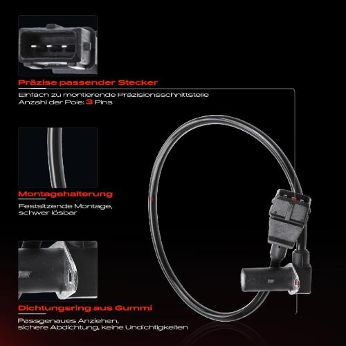 Frankberg 1x Kurbelwellensensor Impulsgeber für Alfa Romeo 145 Fiat Tempra Lancia Dedra Delta Bild Frankberg 1x Kurbelwellensensor Impulsgeber für Alfa Romeo 145 Fiat Tempra Lancia Dedra Delta