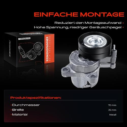 1x Spannrolle Riemenspanner für VW Golf III Caddy II Vento Seat Cordoba Ibiza II Bild 1x Spannrolle Riemenspanner für VW Golf III Caddy II Vento Seat Cordoba Ibiza II