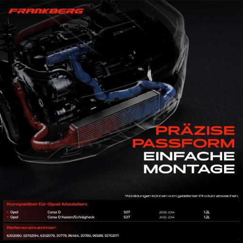 1x Ladeluftkühler Turbokühler für Opel Corsa D S07 2006-2014 1.3L Bild 1x Ladeluftkühler Turbokühler für Opel Corsa D S07 2006-2014 1.3L