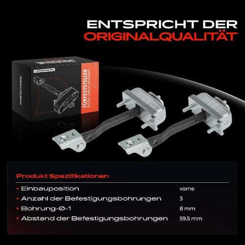 2x Türfeststeller Türfangband Türstopper für Ford Focus C-Max Focus II DA DP HCP Bild 2x Türfeststeller Türfangband Türstopper für Ford Focus C-Max Focus II DA DP HCP