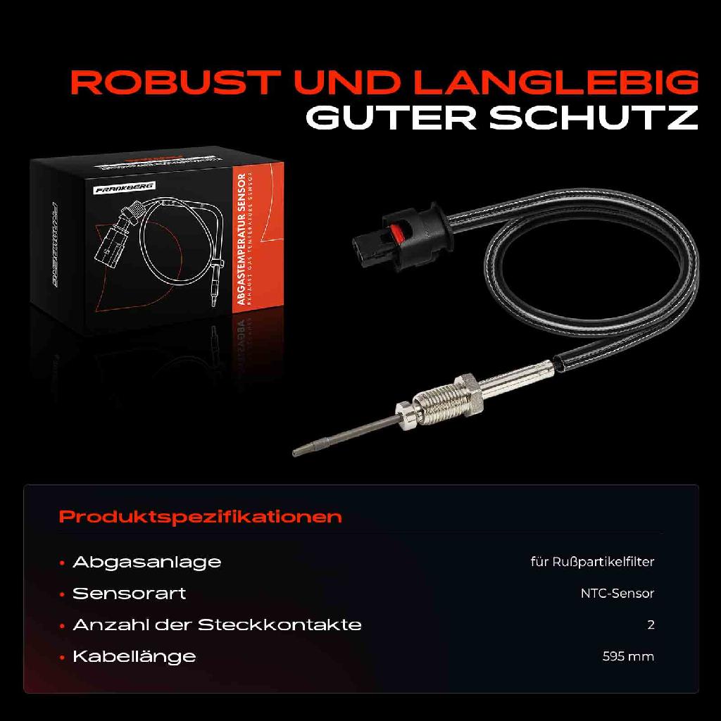 1x Abgastemperatursensor für BMW 3er G20 G21 5er G30 G31 7er G11 X3 X4 X5 X6 3.0L