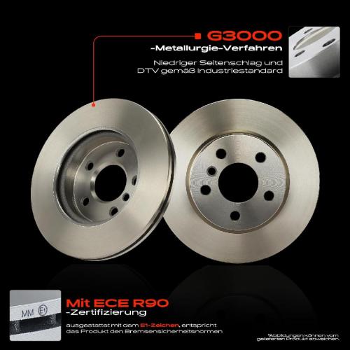 Frankberg 2x Bremsscheiben Vorderachse für BMW 2 Active Tourer F45 MINI F55 F56 F57 F54 Bj ab 2013 Bild Frankberg 2x Bremsscheiben Vorderachse für BMW 2 Active Tourer F45 MINI F55 F56 F57 F54 Bj ab 2013